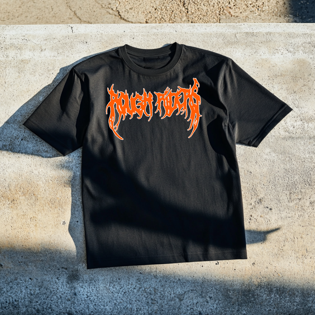 Heavyweight Tee - Orange/Black