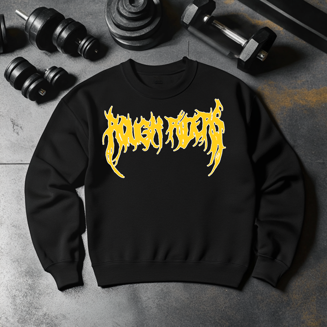 Premium Heavyweight Crewneck - Yellow/Black