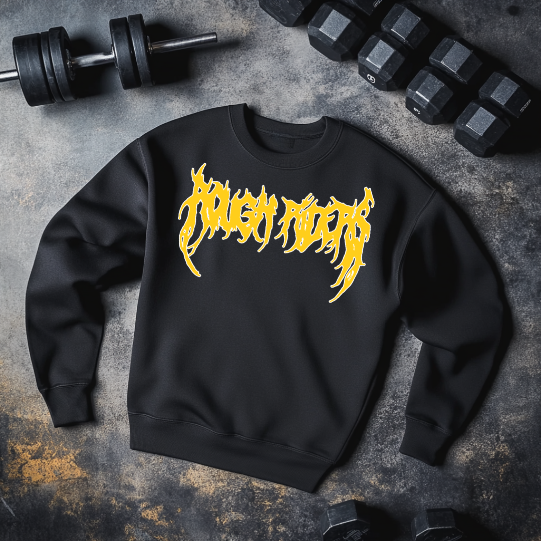 Premium Heavyweight Crewneck - Yellow/Black