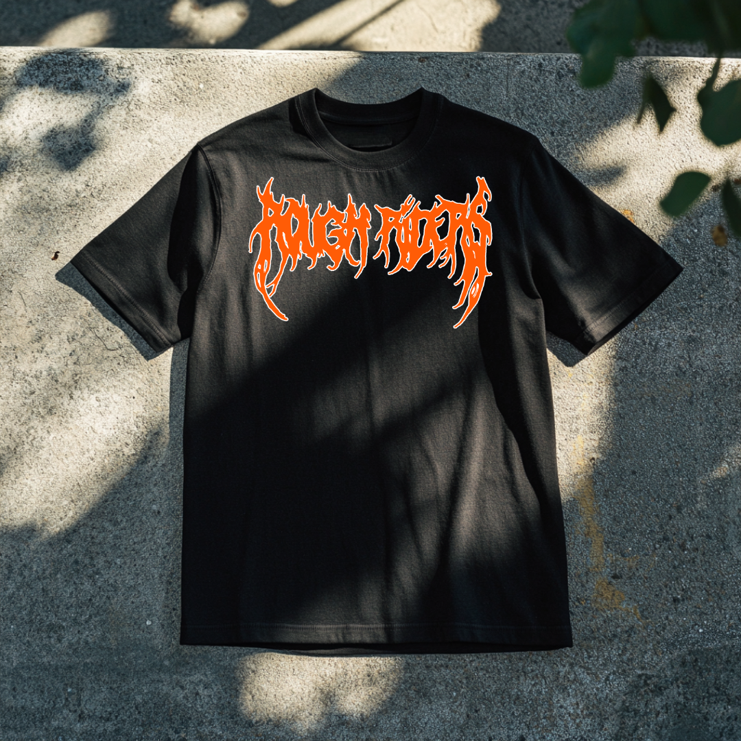 Heavyweight Tee - Orange/Black