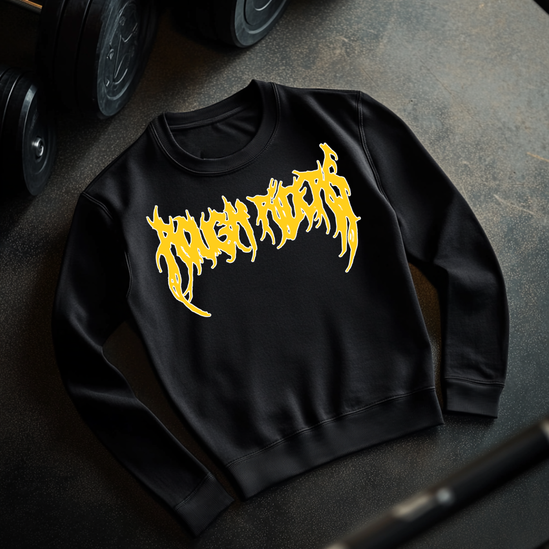 Premium Heavyweight Crewneck - Yellow/Black