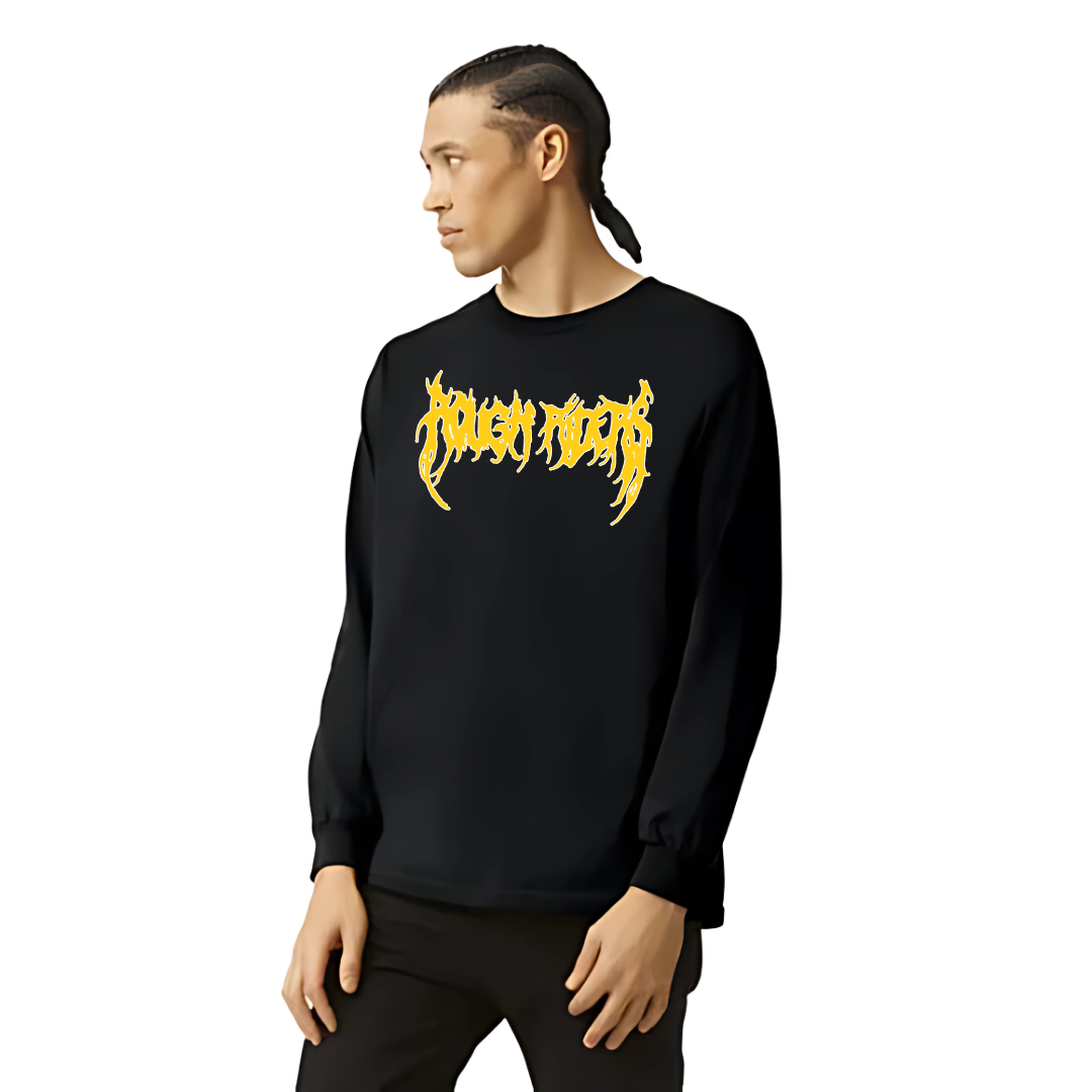 Heavyweight Long Sleeve Tee - Yellow/Black