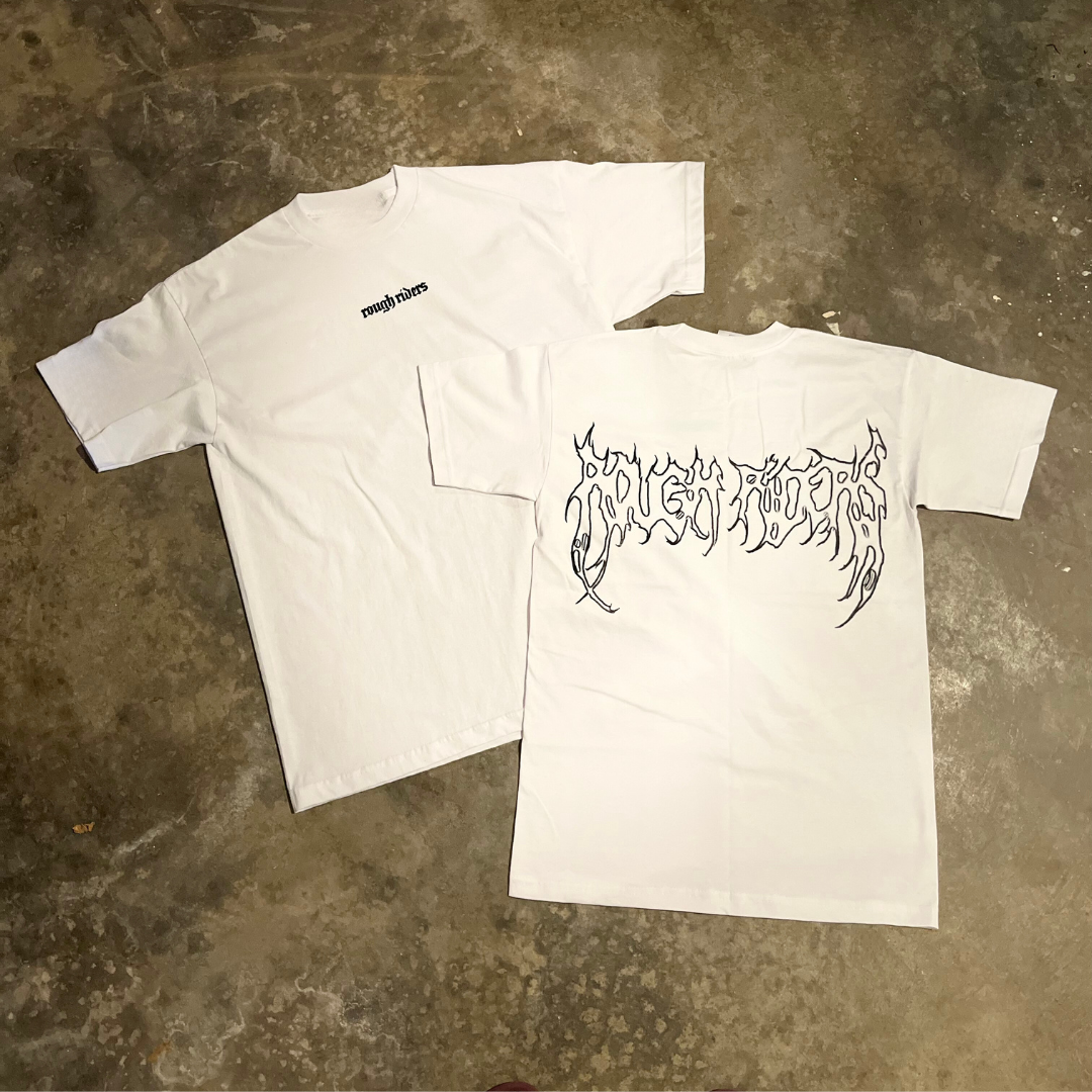 "The Journey Begins" Heavyweight T / White