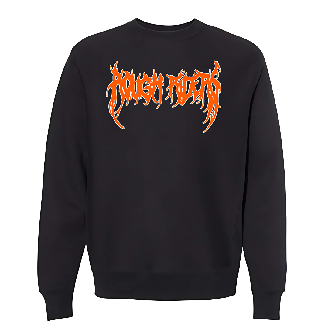 Premium Heavyweight Crewneck - Orange/Black