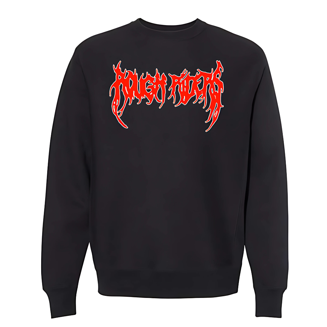 Premium Heavyweight Crewneck - Red/Black