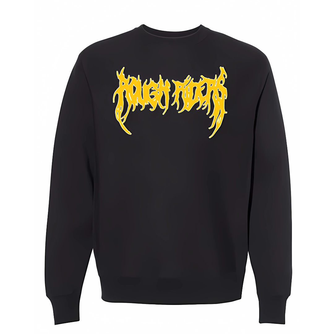 Premium Heavyweight Crewneck - Yellow/Black