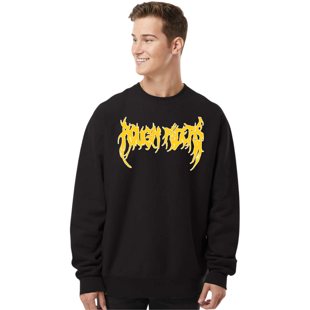 Premium Heavyweight Crewneck - Yellow/Black