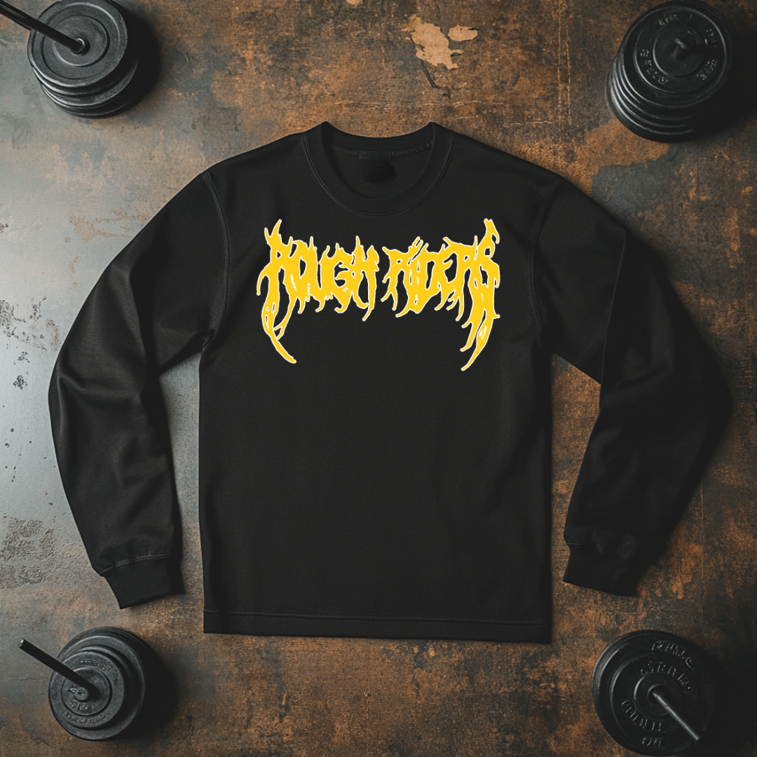 Heavyweight Long Sleeve Tee - Yellow/Black